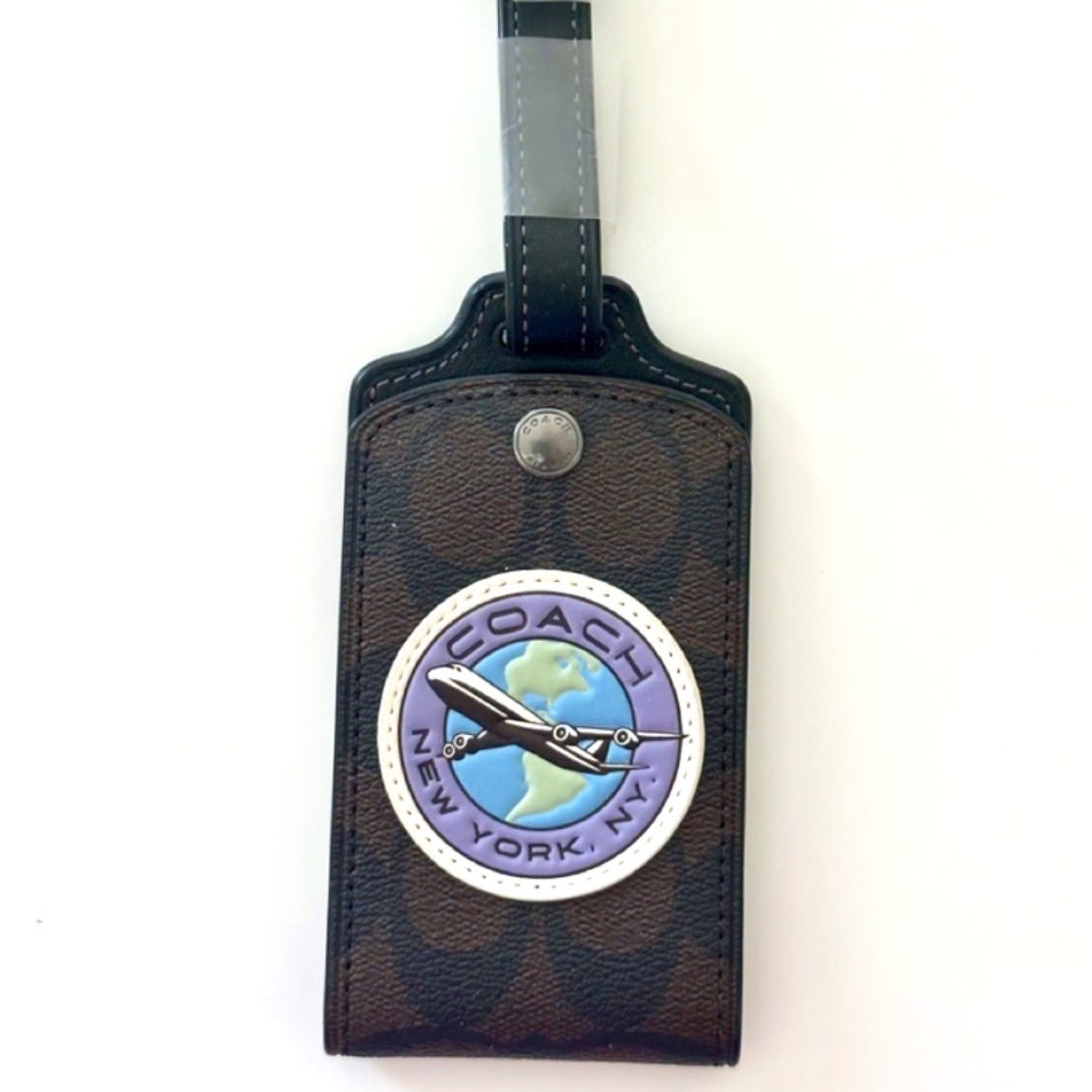 Coach Luggage Tag